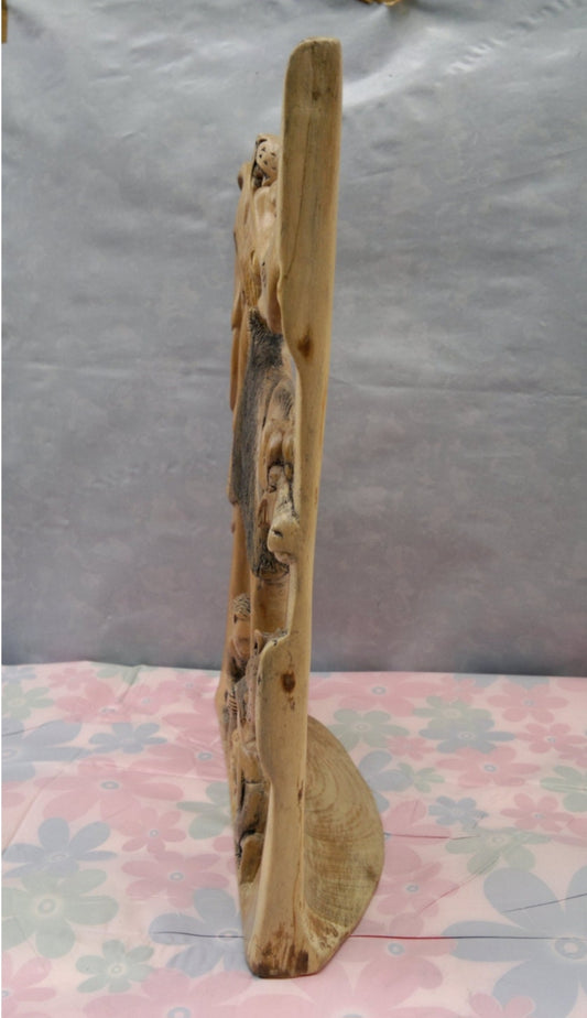 A one piece Nativity set