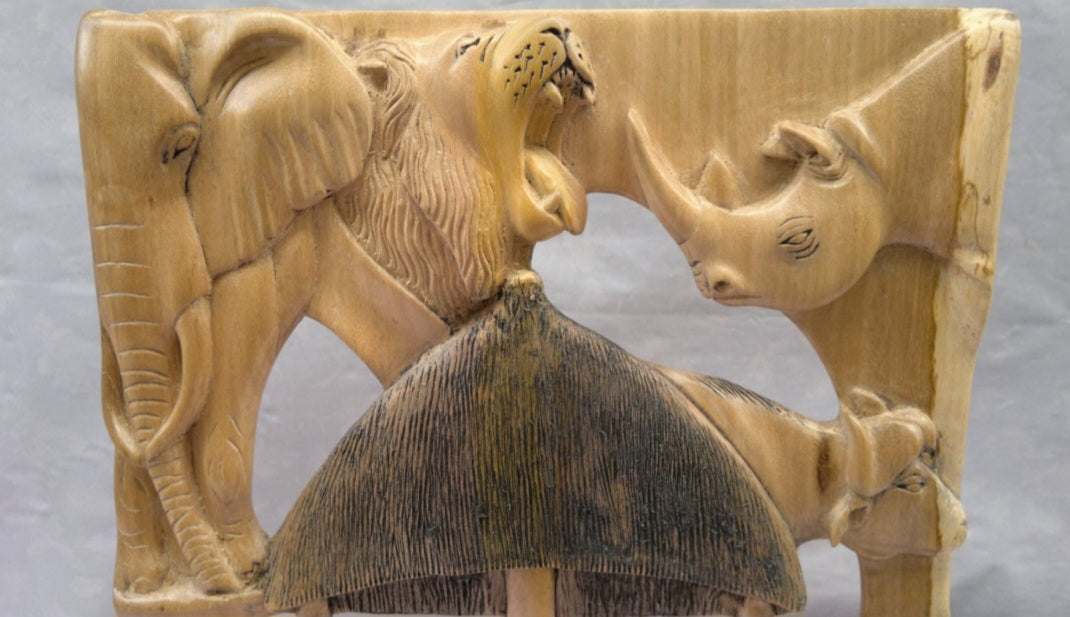 A one piece Nativity set